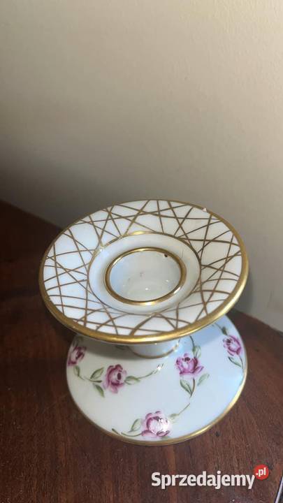 Świecznik Seltmann Weiden Germany Porcelana i szkło Gdańsk