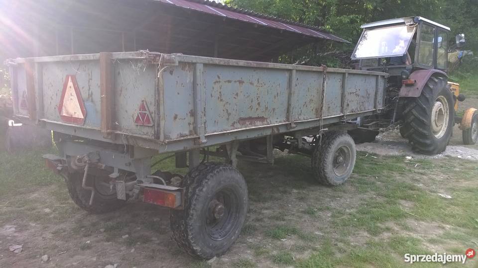 Przyczepa D 35 wywrotka kiper nieuszkodzony