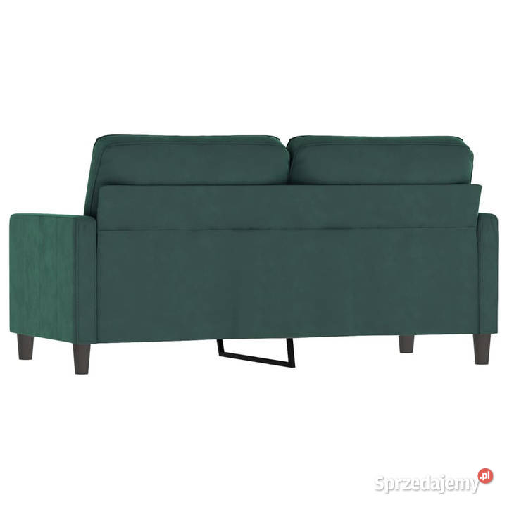 Sofa 2osobowa ciemnozielona 140 tapicerowana mazowieckie Warszawa