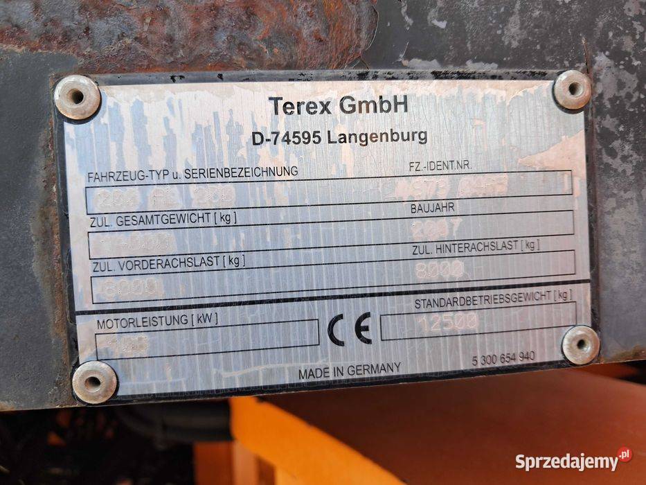 Ładowarka Kołowa TEREX AL 200 14t Schaeff 200 Sułów