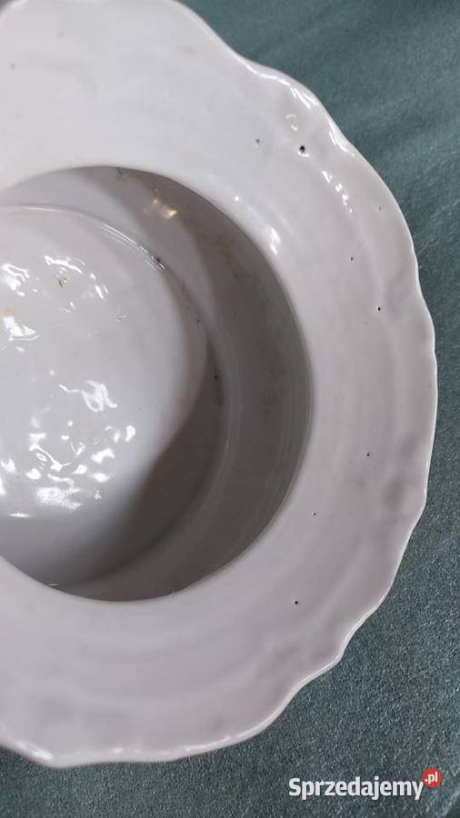 osłonka na doniczkę Stara porcelana Vintage PRL Łódź