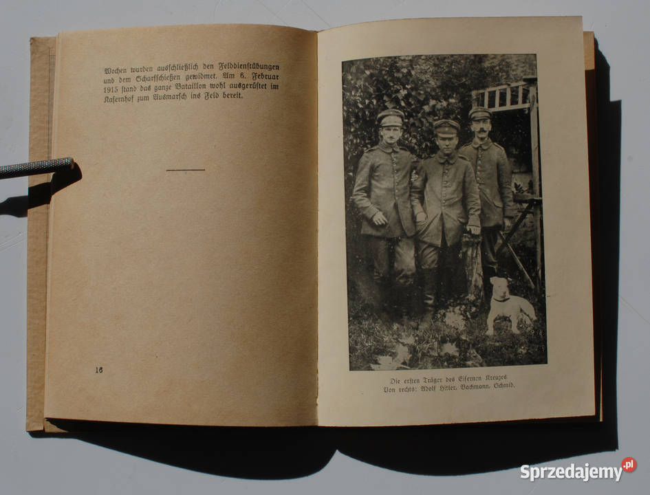 Mit Hitler Meldegnger 191418 Antykwariat pomorskie Gdynia