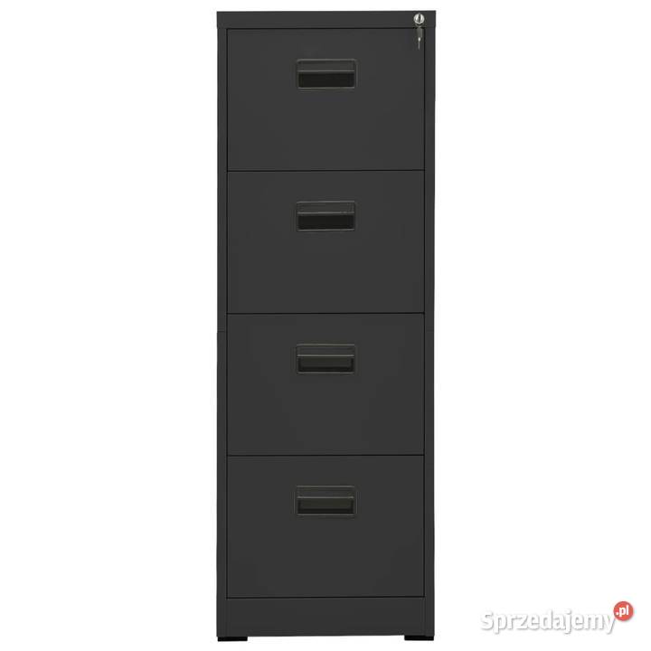 vidaXL Szafka kartotekowa antracytowa 46x62x133 Pozostałe Warszawa