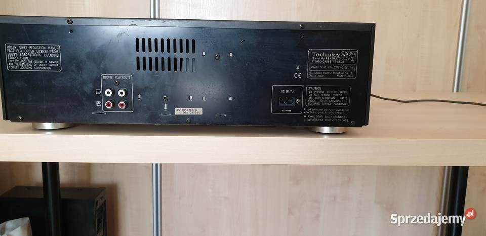 TECHNICS STEREO DOUBLE CASETTE DECK RSTR 373 Nowy Sącz