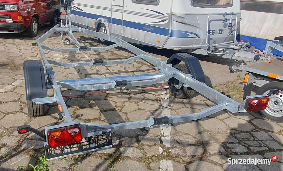 Przyczepa podłodziowa hamowana DMC1300 NOWA Oława