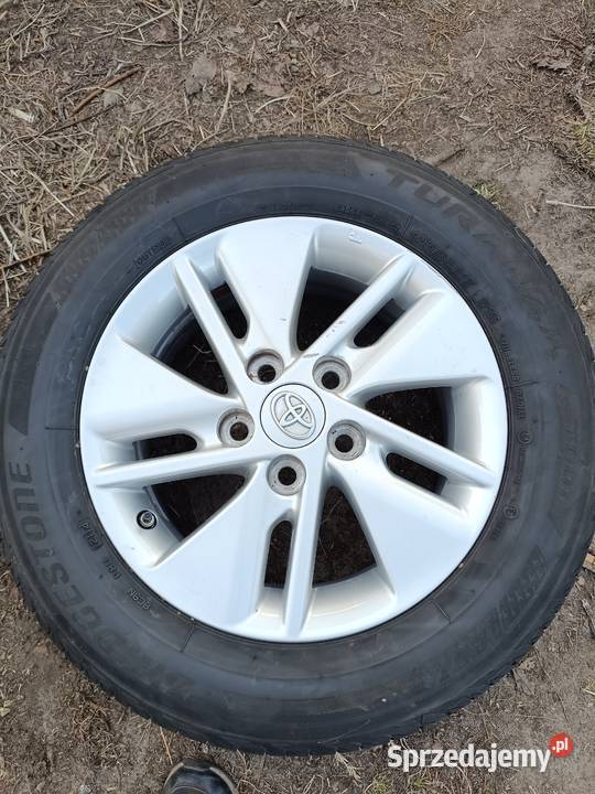 Koła letnie Toyota 5x1143 R15 opony letnie 19565 Ostrołęka