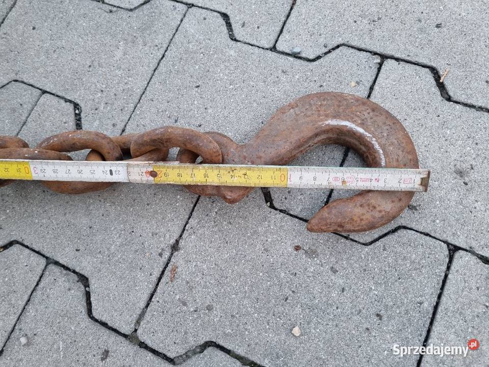 Łańcuch Hak 18 długości Oczko 3 grubości 2 metry Pozostałe Skawina