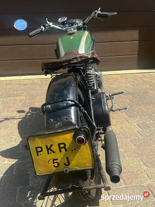 BSA M20 1945 Zabytek Biała karta dodatki Krotoszyn
