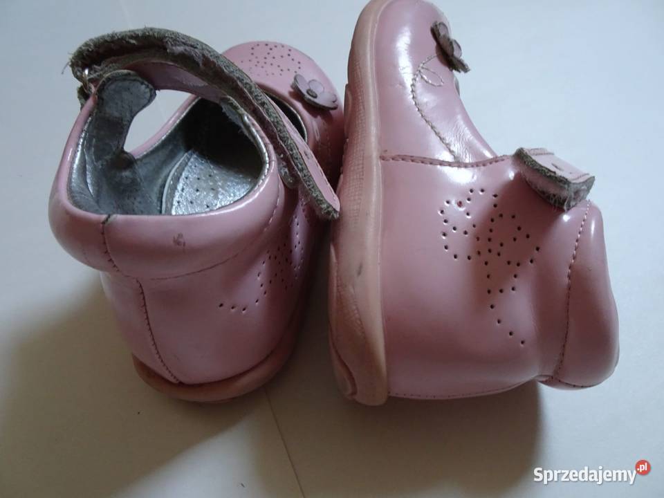 Pudrowe Buty dziewczynki 25 Wysocki Nowy Sącz sprzedam