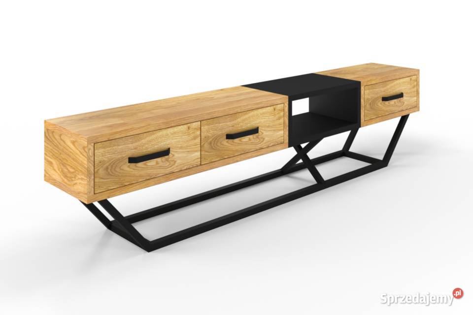 Szafka RTV Loftowa Dębowa SANKI Szafki sprzedam