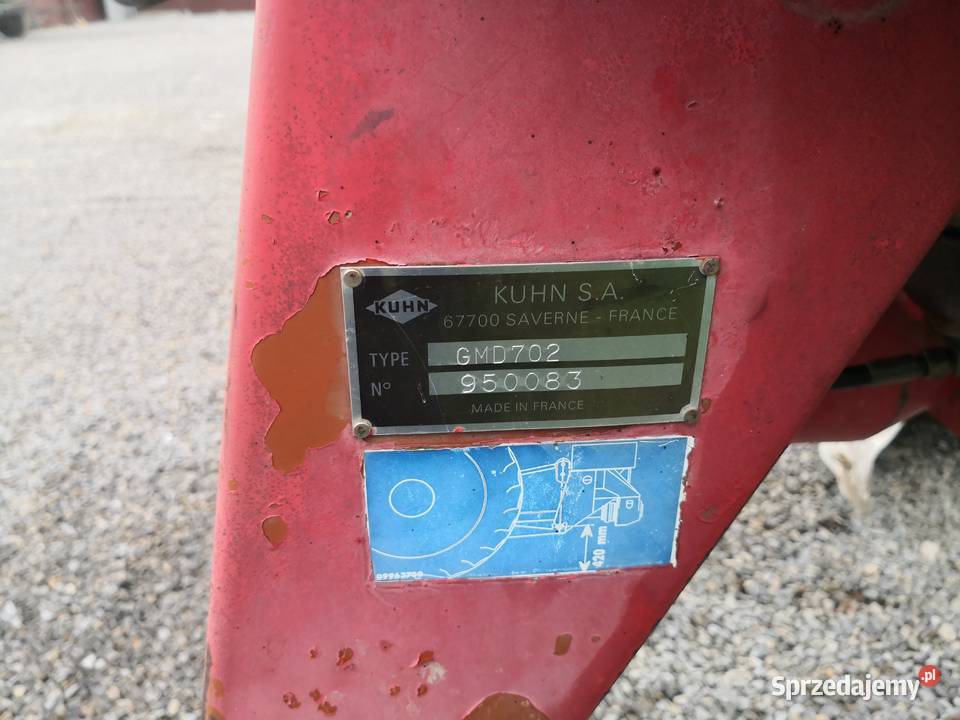 sprzedam kosiarka dyskowa Kuhn gmd 702 podkarpackie Gawłuszowice