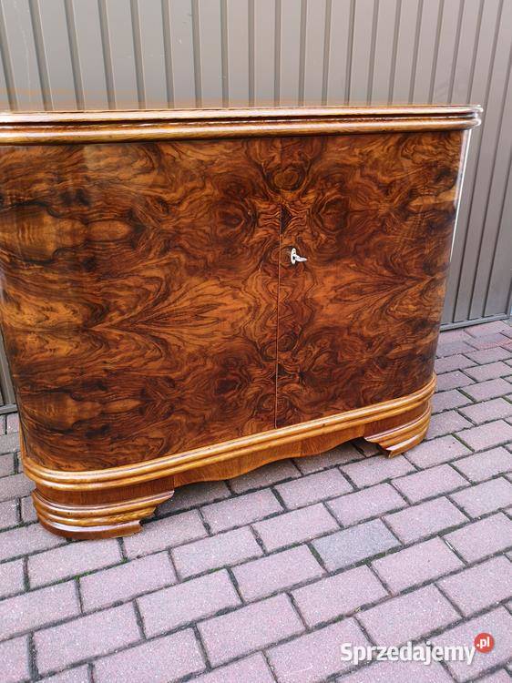 Komoda ARTDECO OrzechDąb Zgrabna Stara Antyk Meble wielkopolskie Swarzędz sprzedam
