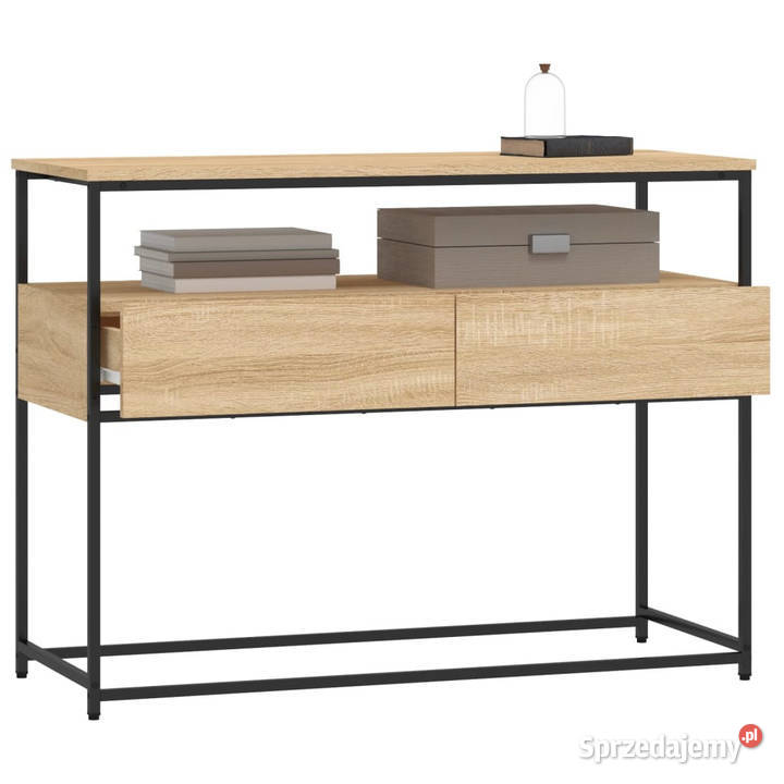 Stolik konsolowy dąb sonoma 100x40x75 WM834151 Stoły Warszawa