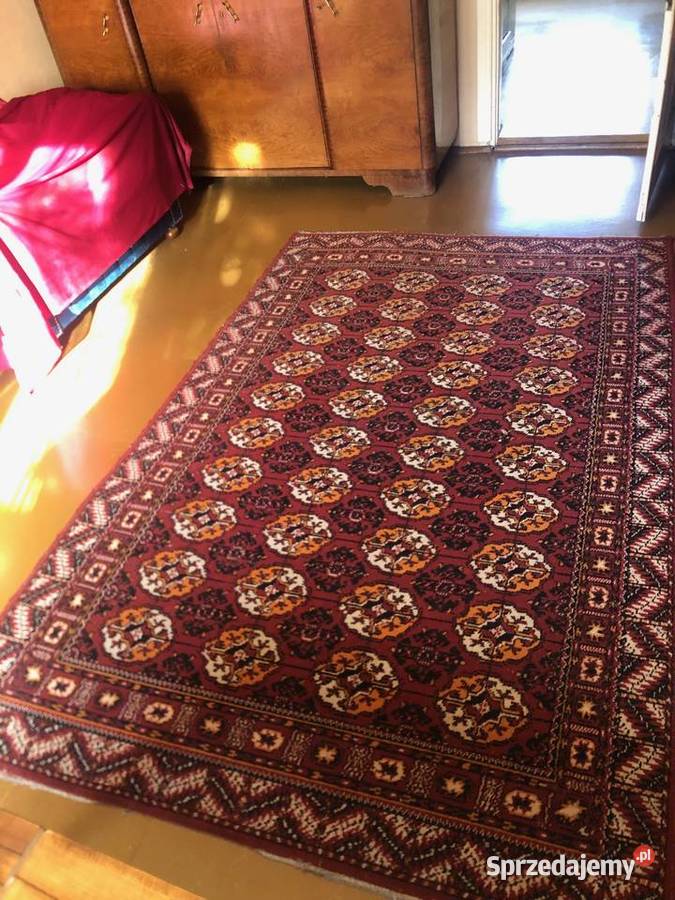 Duży dywan PRL vintage oryginał 1965