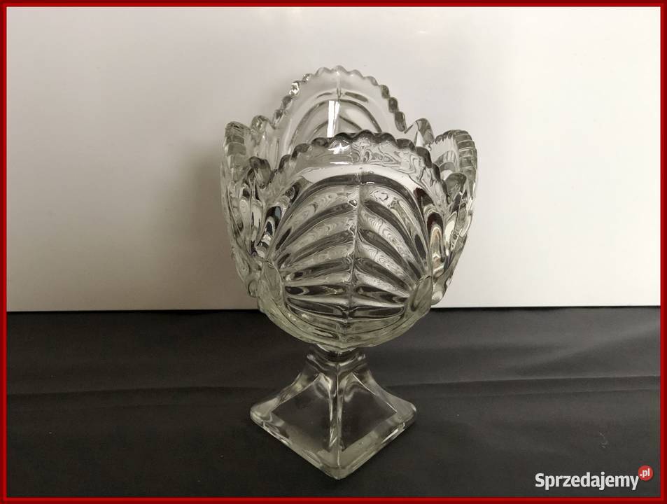 Sprzedam 2 SZKLANE PATERY na owoce ciastka Staroźreby