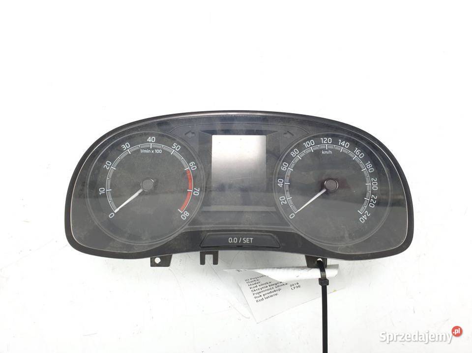 LICZNIK ZEGAR SKODA FABIA III 6V0920700D Pozostałe kujawsko-pomorskie