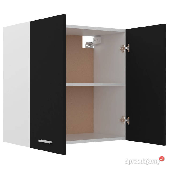 Szafka wisząca czarna 60x31x60 materiał