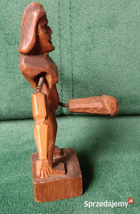 Erotyczna figurka rzeźba vintage Zbylitowska Góra