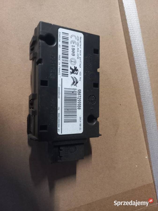 PEUGEOT 3008 I MODUŁ CIŚNIENIA OPON 9807299980 Pozostałe Chrzanów