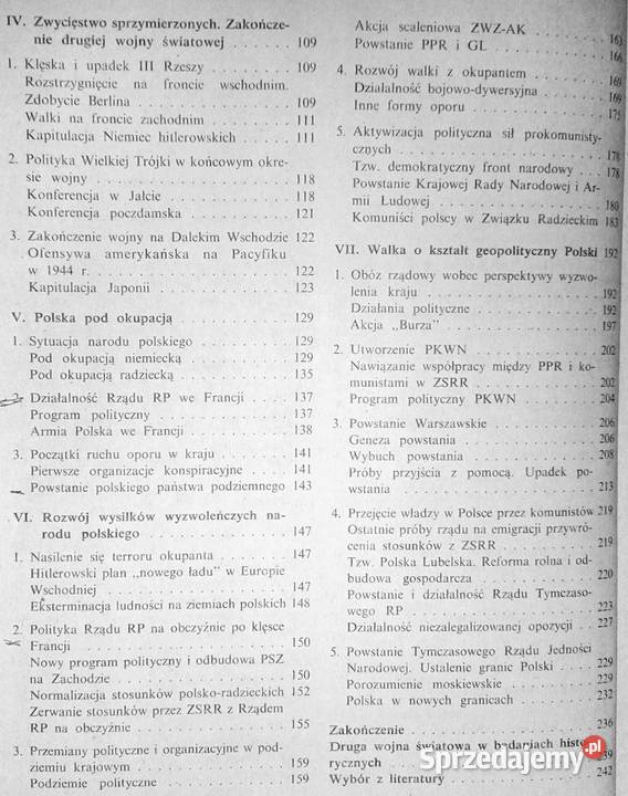 Historia 4 Dzieje najnowsze 19391945 Tadeusz Chełm