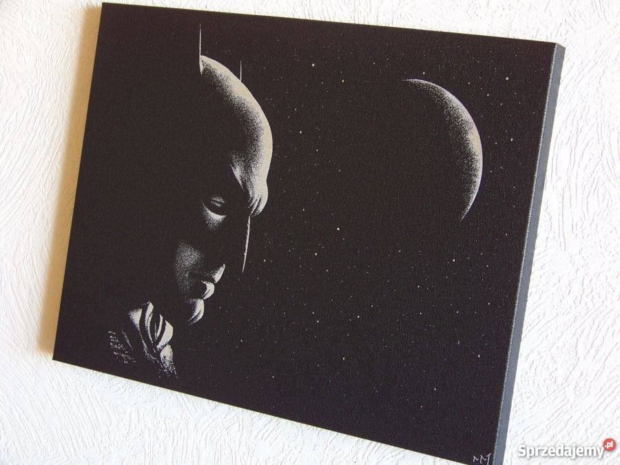 Batman Obraz ręcznie grawerowany w blasze świętokrzyskie Sandomierz