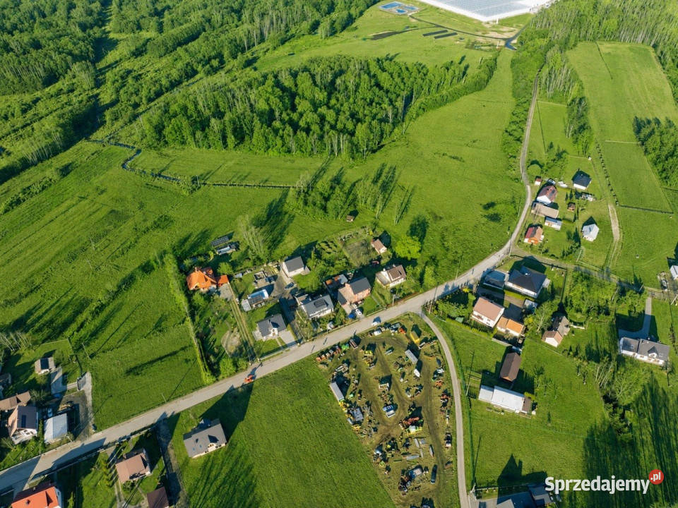 Dwie działki budowlane 9 ar i 951 ar Media Borek