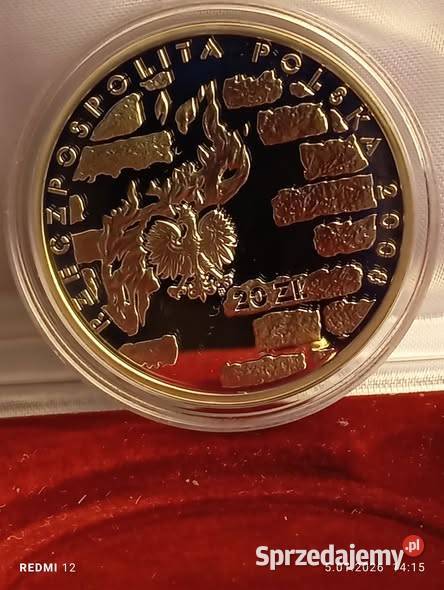 Moneta 20 65 rocznica powstania w Getcie Warszawa