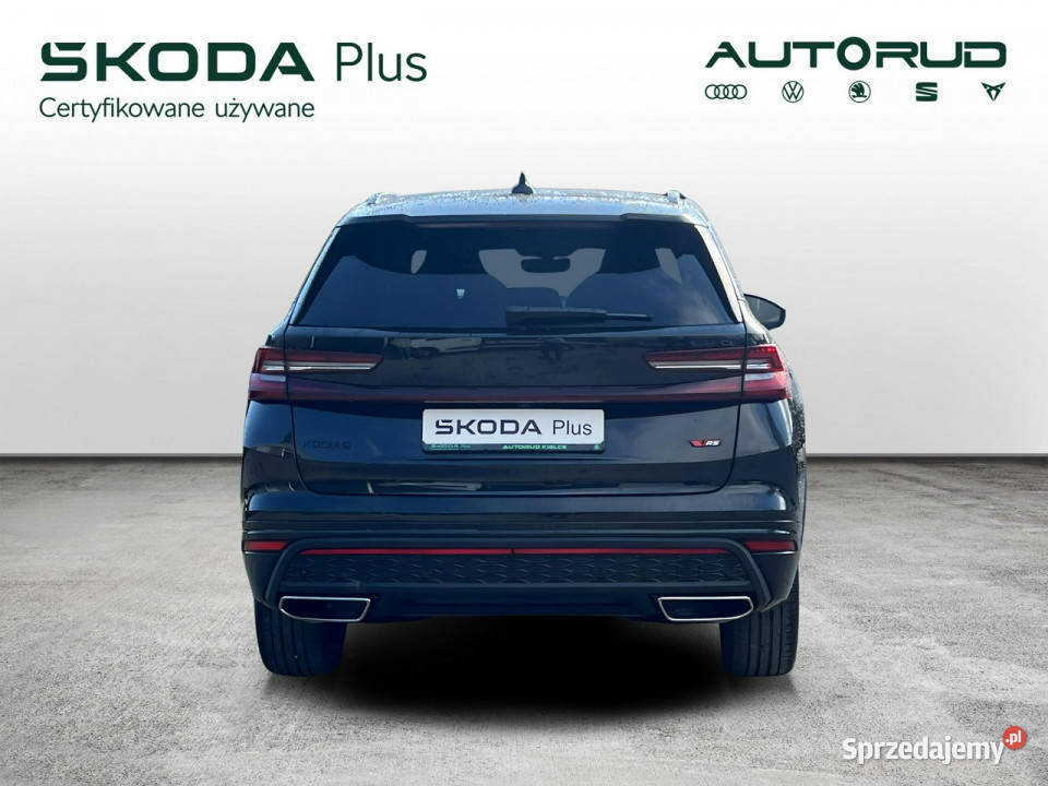 koda Kodiaq RS 20 TSI 265 4X4 DSG 2025 Gwarancja kurtyny powietrzne świętokrzyskie Kielce