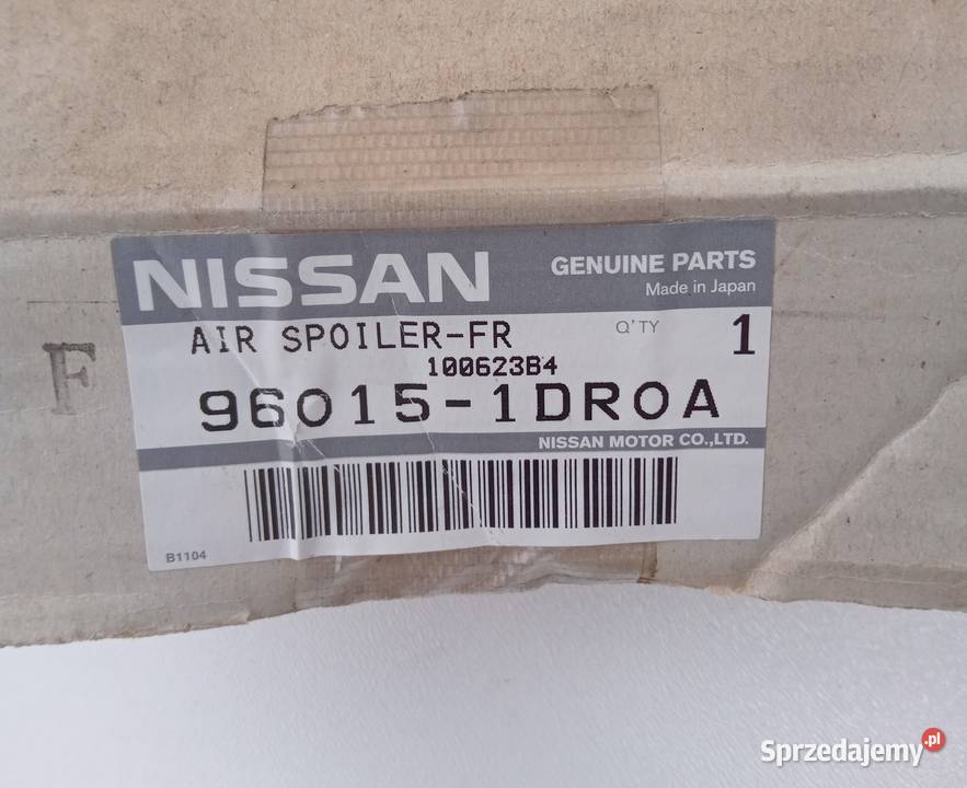 USZCZELKA SPOILER ZDERZAKA PRZÓD INFINITI QX70 osobowe Nowy Tomyśl