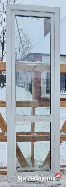 OKNA KacprzaK Okno Balkonowe 72X231 Używane PCV Lublin