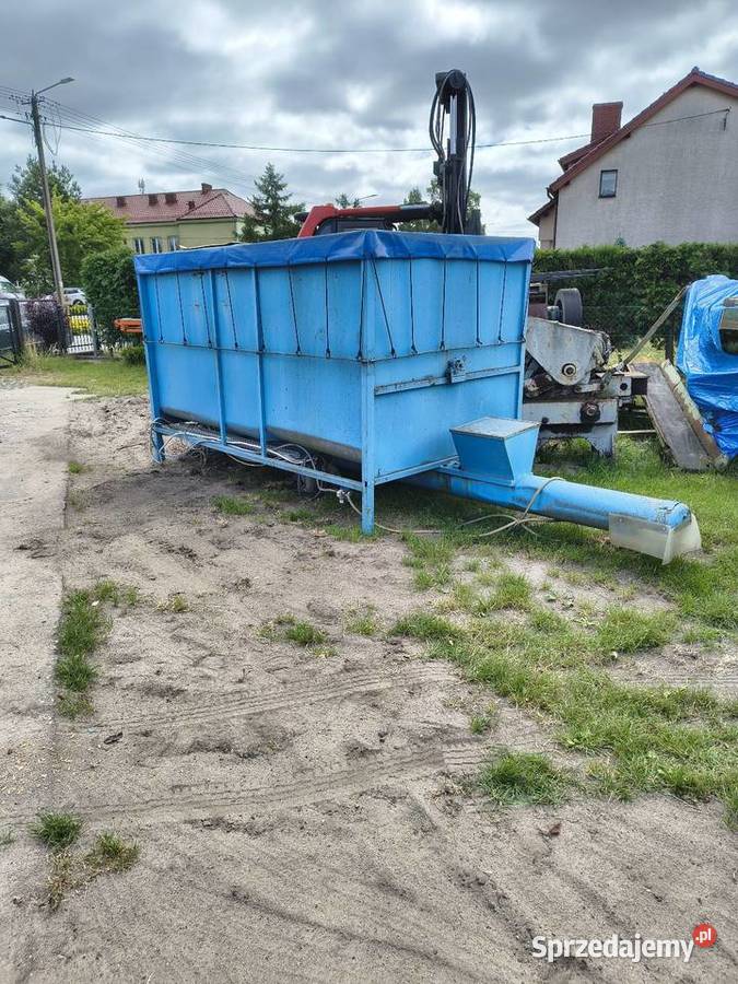 Zbiornik do trocin zrębki kosz zasypowy cyklon Śliwice