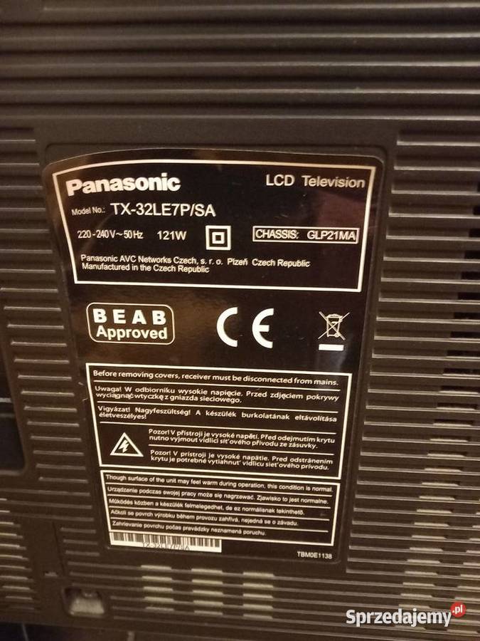 Telewizor Panasonic Viera 32 cale sprawny