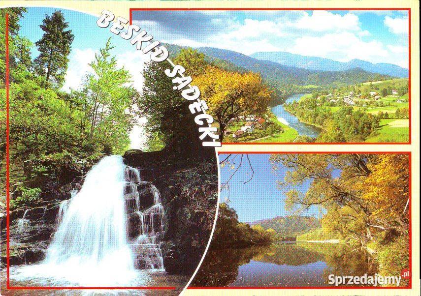 Kart Poczt Beskid Sądecki widoki Gliwice