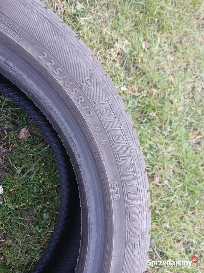 4x opona DUNLOP 225 45 17 SP Sport Fastresponse Opony i felgi sprzedam