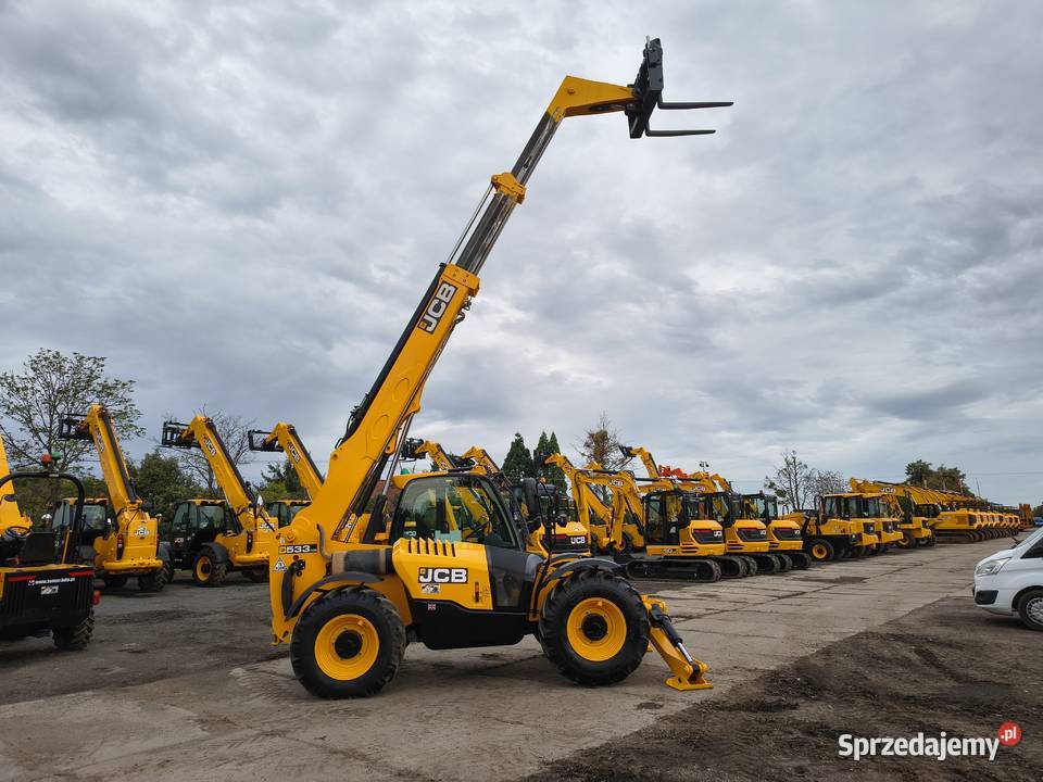 ŁADOWARKA TELESKOPOWA JCB 533105 2018R MANITOU Dźwigi, podnośniki Krotoszyn sprzedam