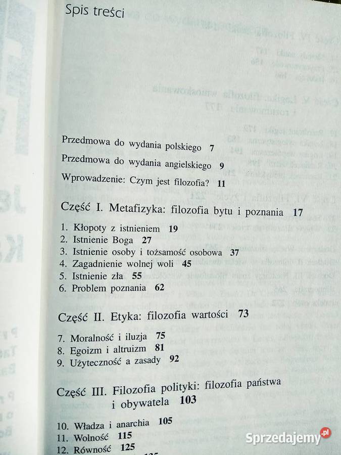 Filozofia wydanie pierwsze książki antykwaryczne