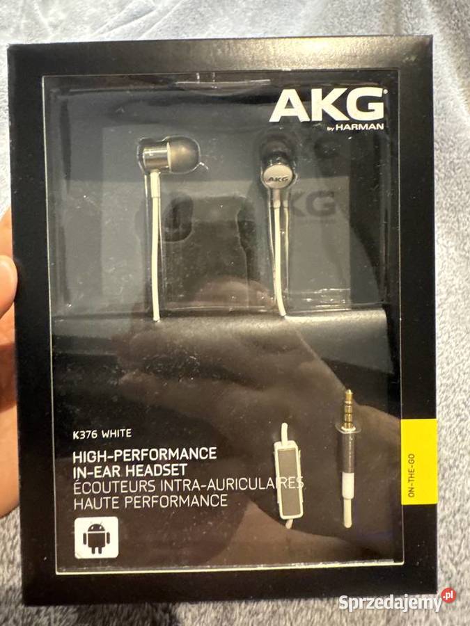 AKG K376 K 376 Słuchawki dokanałowe nowe Dąbrowa Górnicza