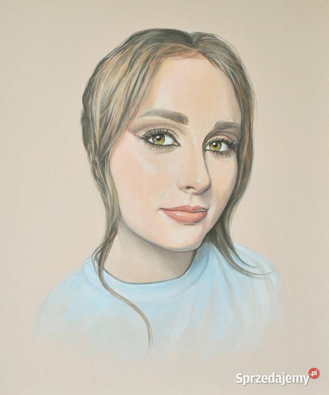 Portret ze zdjęcia NA ZAMÓWIENIE Rysunek Pastele Szczecin