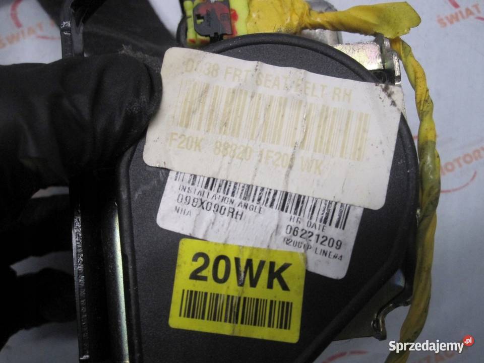 KIA SPORTAGE II LIFT 10r pas bezpieczeństwa