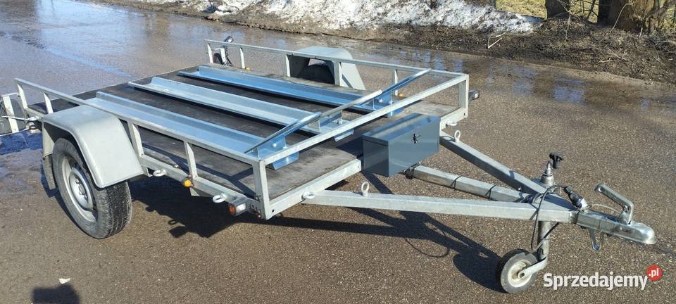 Przyczepka platforma RYDWAN kat B do wynajęcia Miłki