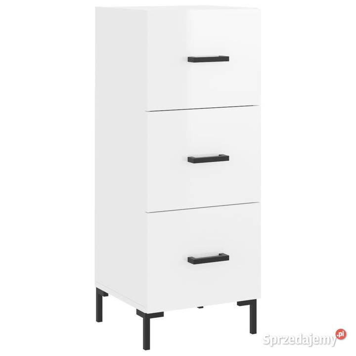 Szafka biała połysk 345x34x90 materiał Pozostałe mazowieckie
