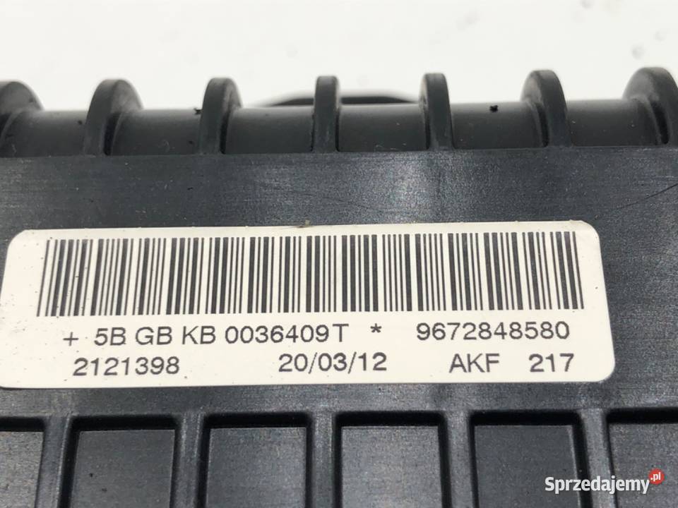 PODUSZKA POWIETRZNA PASAŻERA PEUGEOT 208 I