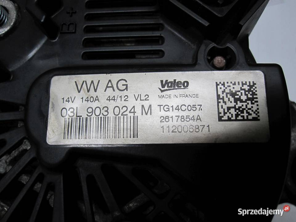 AUDI A3 20 TDI 09R CFF CFFB 140 03L903024M