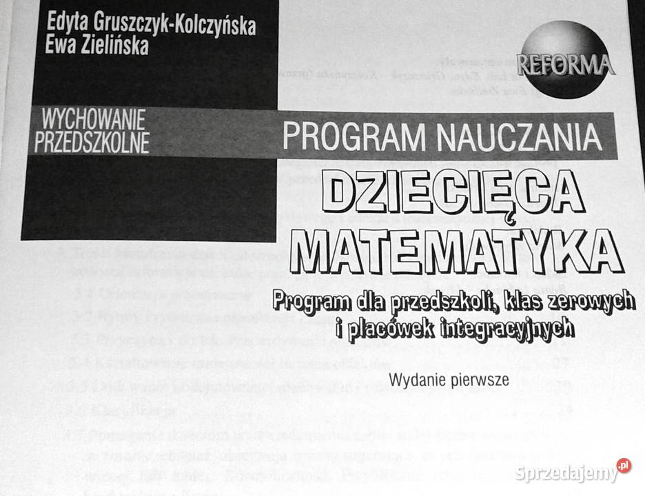 Dziecięca matematyka Edyta GruszczykKolczyńska Chełm