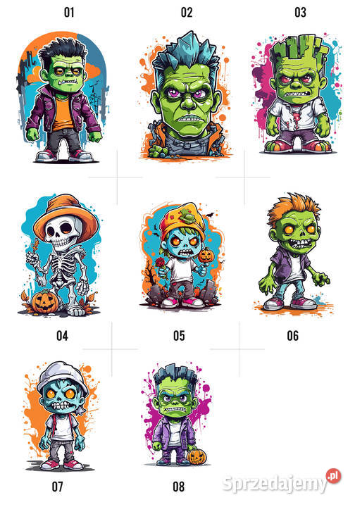 Gotowe Grafiki i Kliparty Halloween do Drukarni Kraków