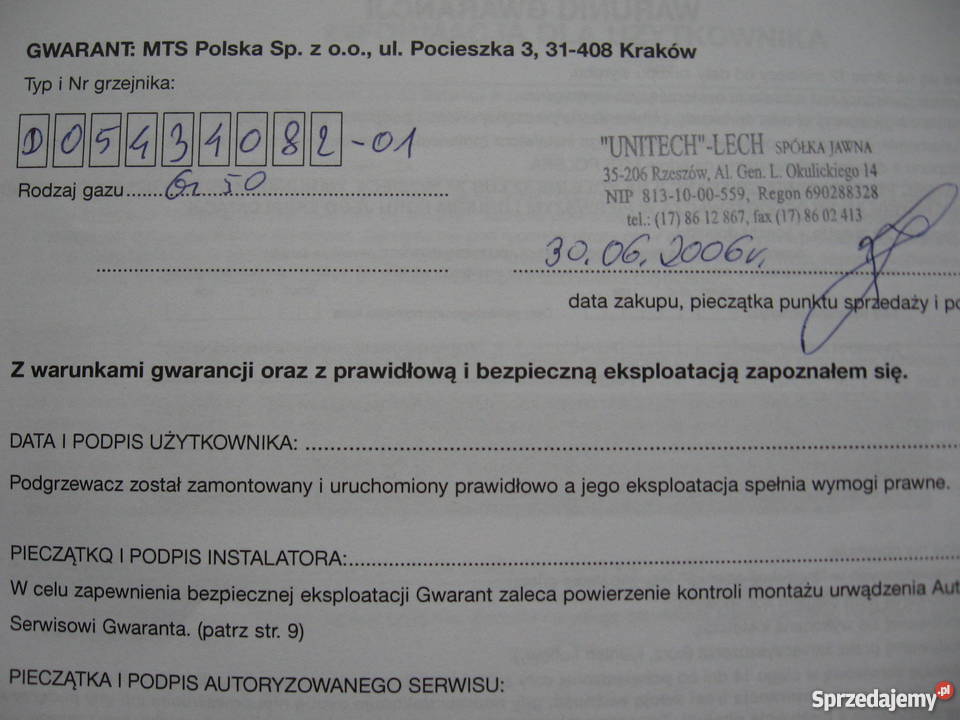 Gazowy podgrzewacz wody CM Fluendo 1114 Piece i kominki podkarpackie