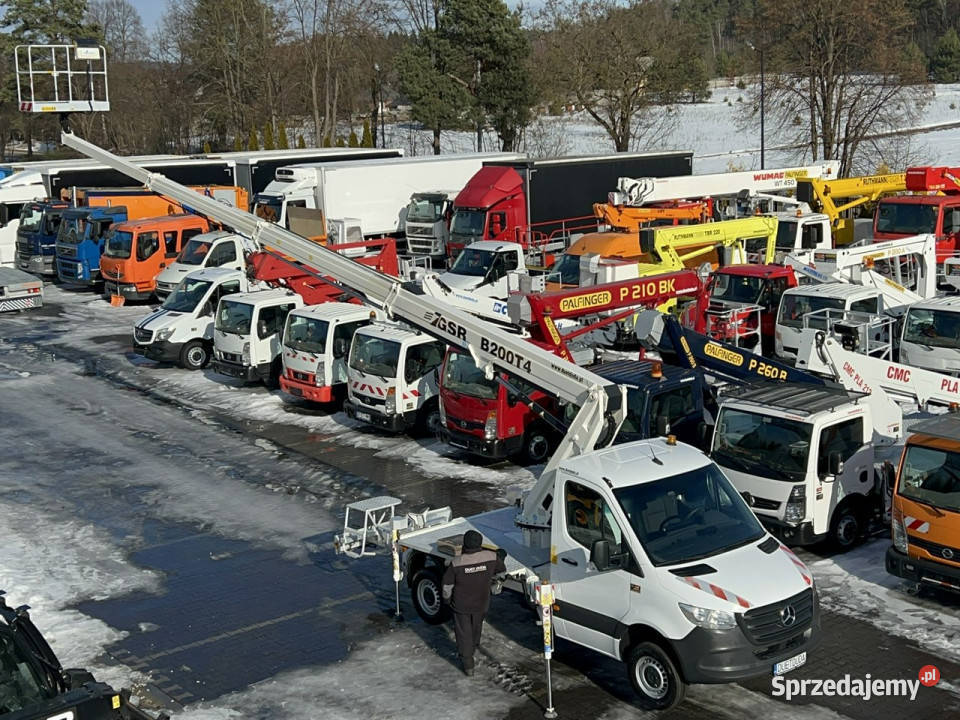 Mercedes Sprinter Podnośnik Koszowy 20m GSR Widełki sprzedam
