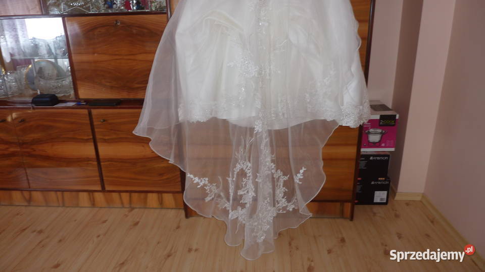 Suknia ślubnabolerkowelon krutki buty 36Stan b Łódź