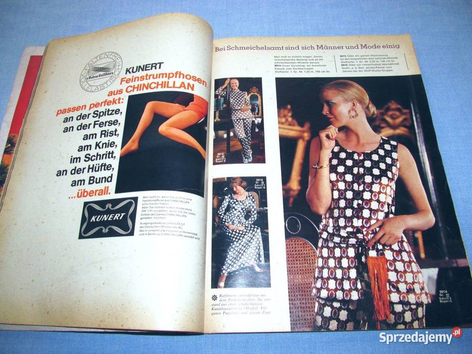 Burda Moden 111971 magazyn mody wykroje Vintage