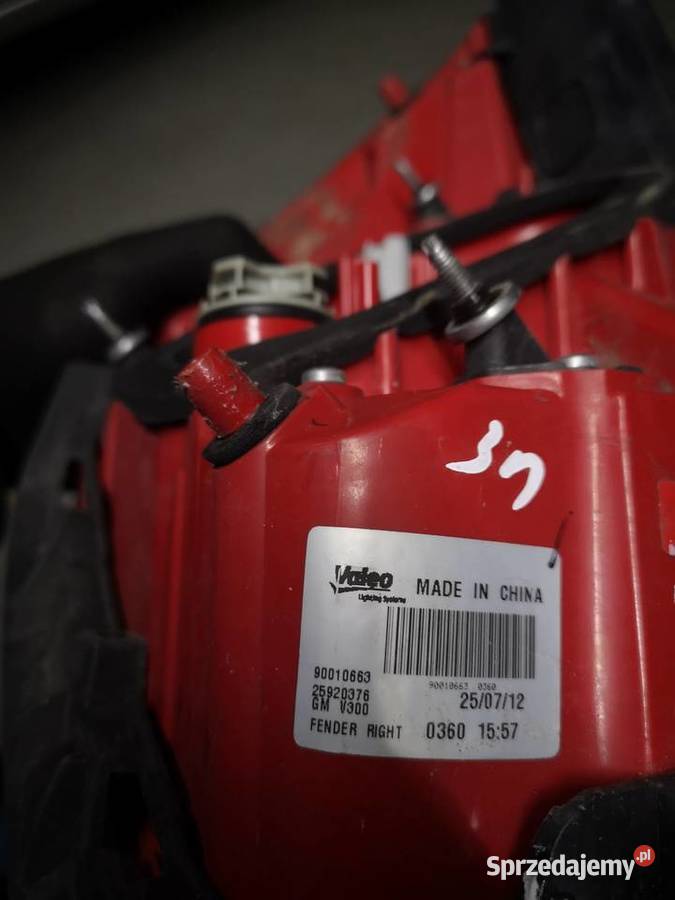 Ślizg osłona lampy prawy tył Chevrolet Malibu IV Warszawa